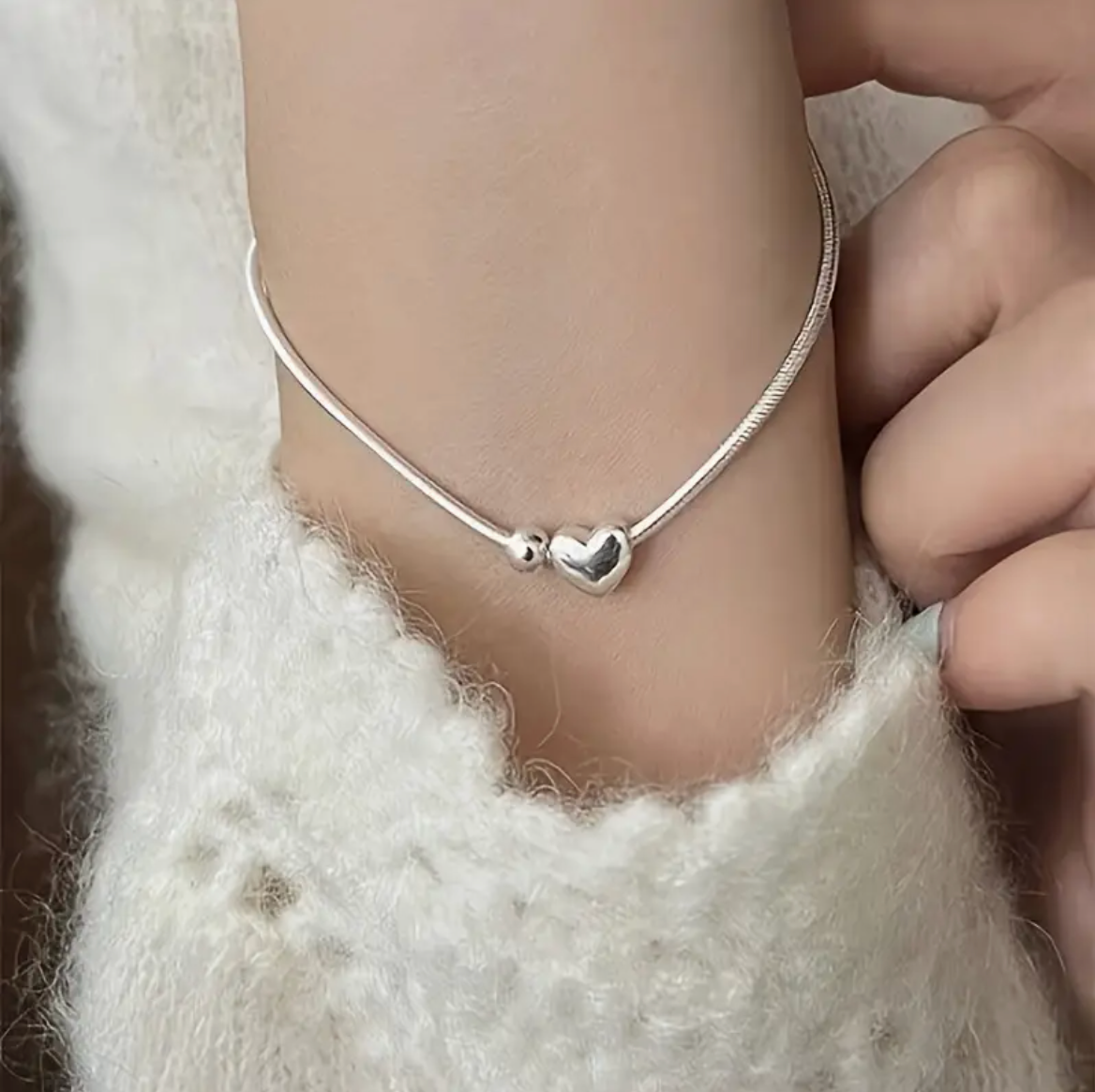 Heart Charm Bracelet