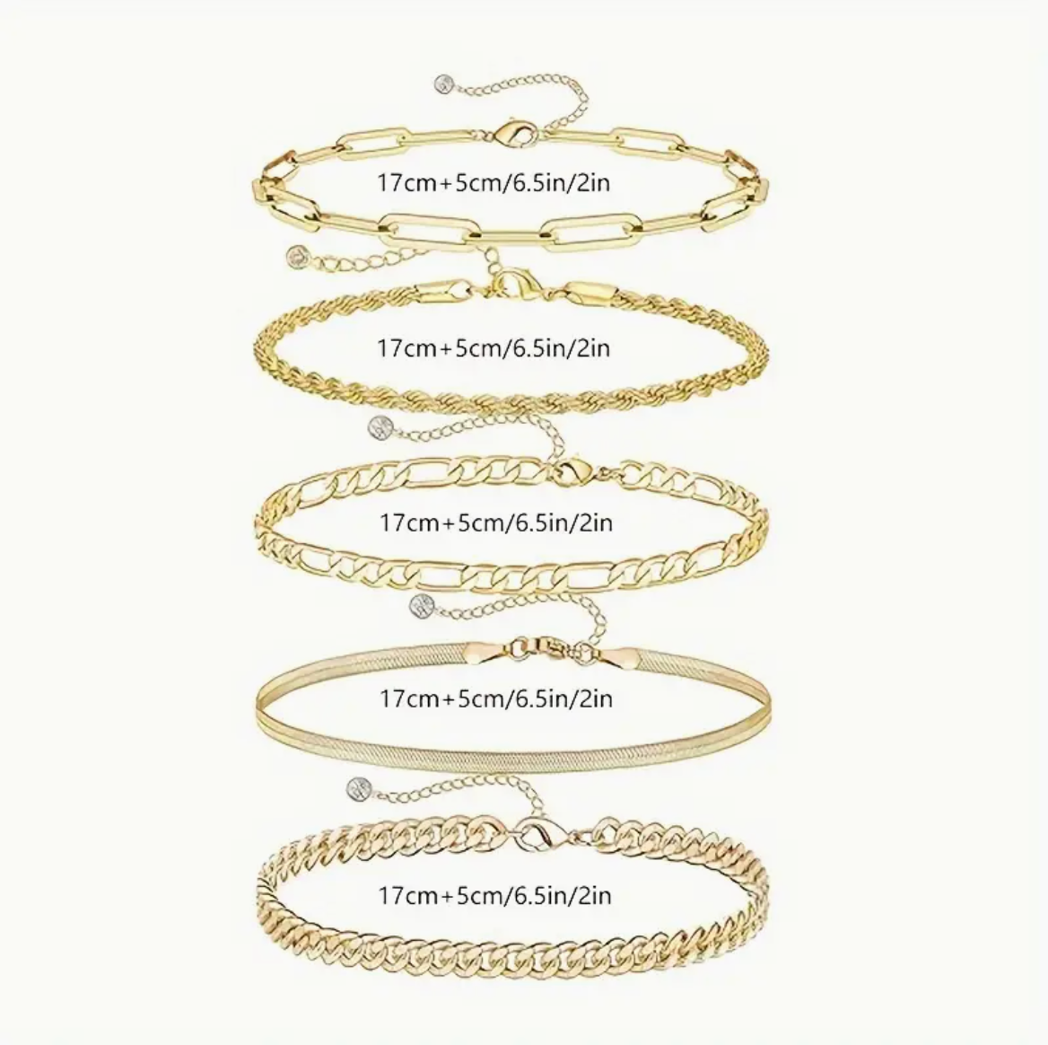 Classic Chain Bracelet Set
