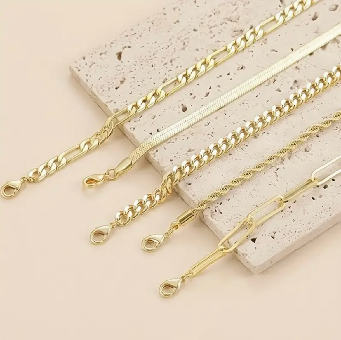 Classic Chain Bracelet Set