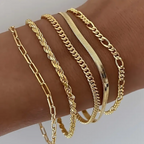 Classic Chain Bracelet Set
