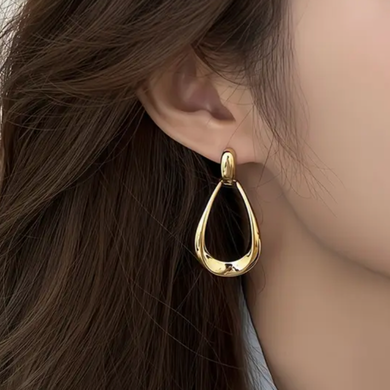 Open Teardrop Earrings