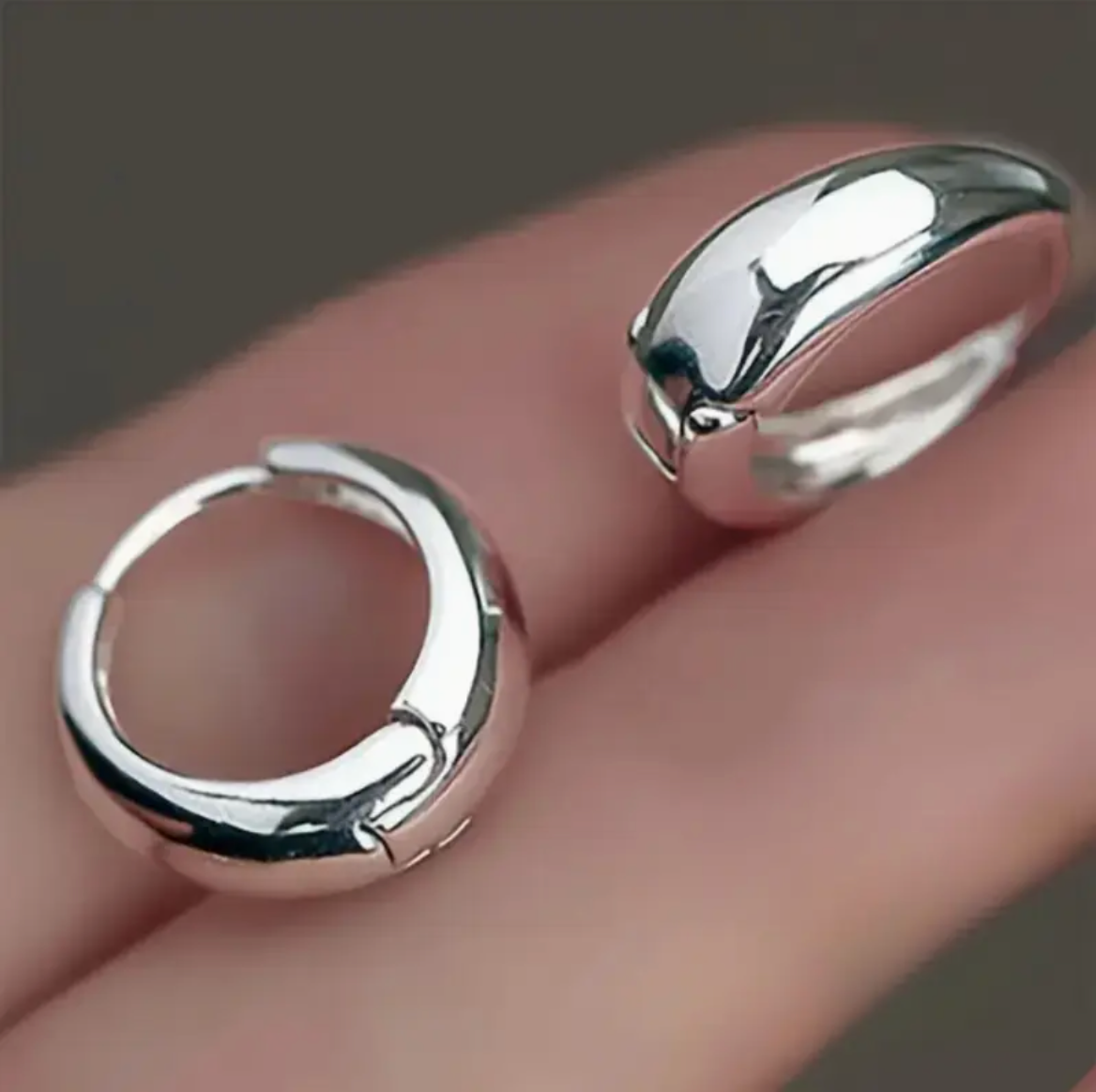 Wide Hoop Earrings