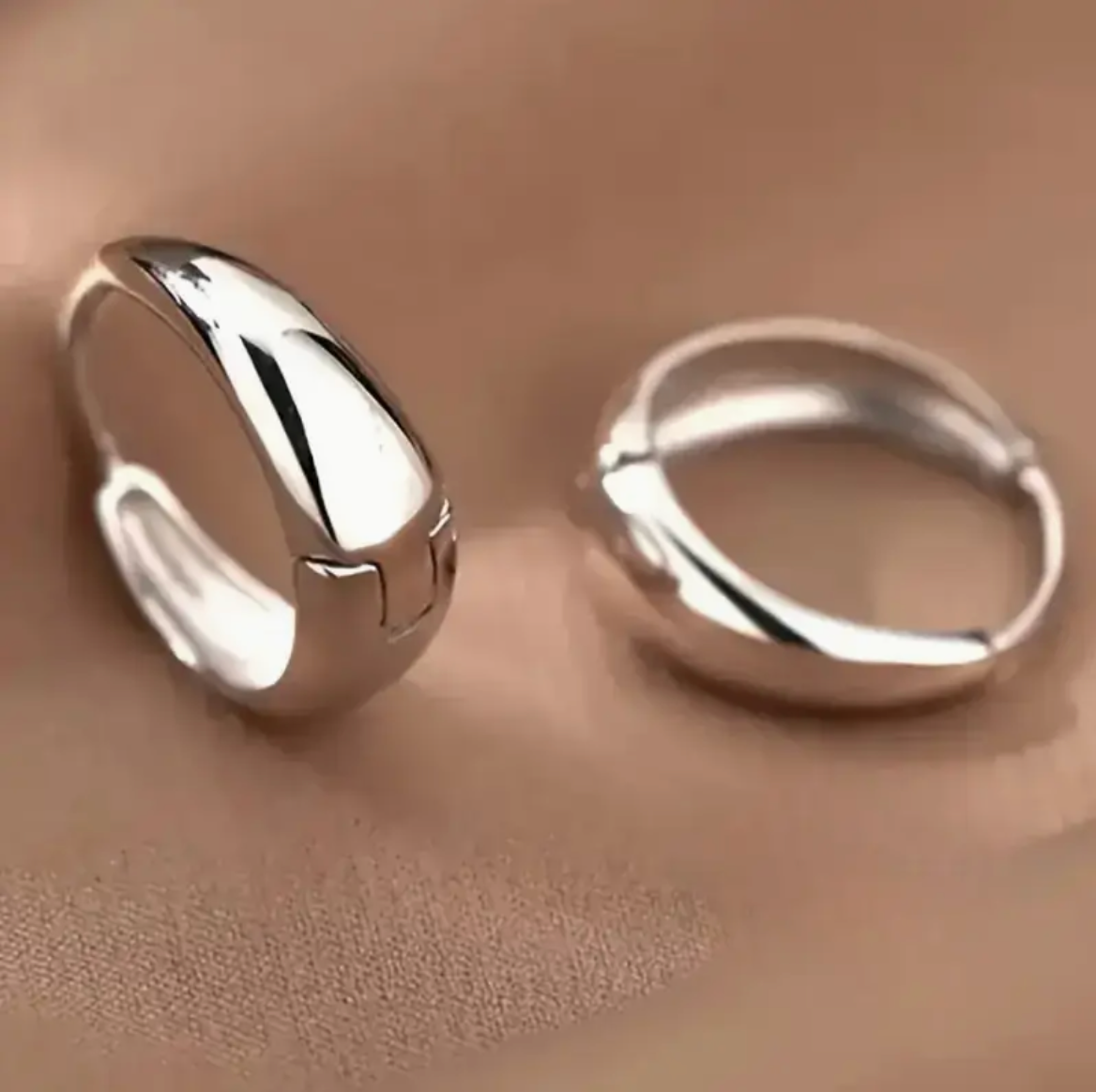Wide Hoop Earrings
