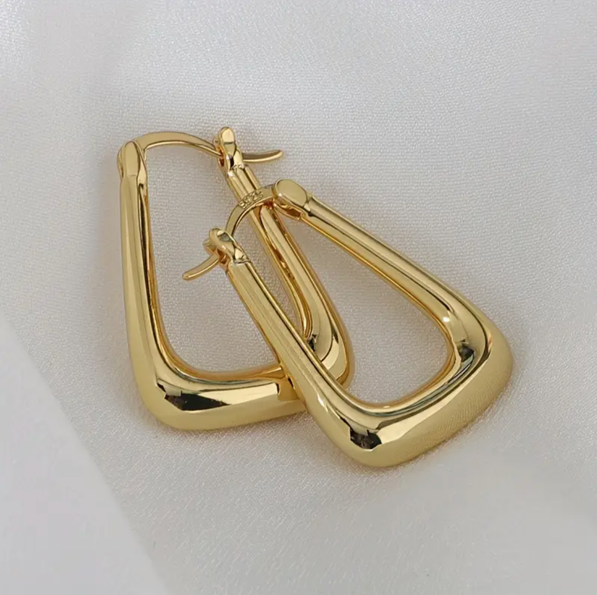 Teardrop Hoop Earrings