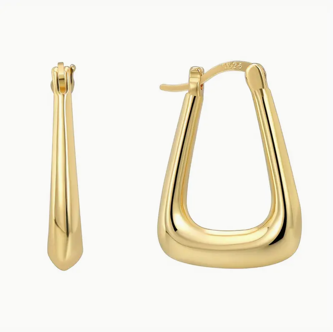 Teardrop Hoop Earrings