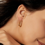 Teardrop Hoop Earrings