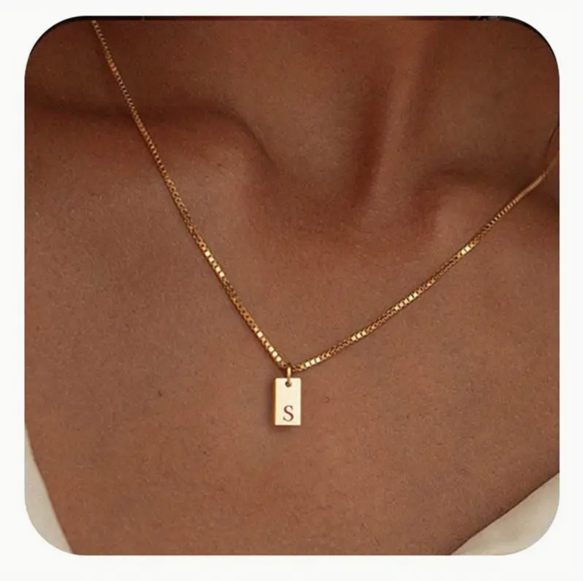 Initial Pendant Necklace