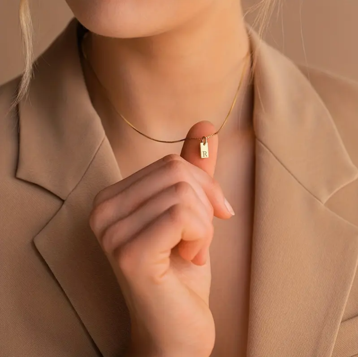 Initial Pendant Necklace