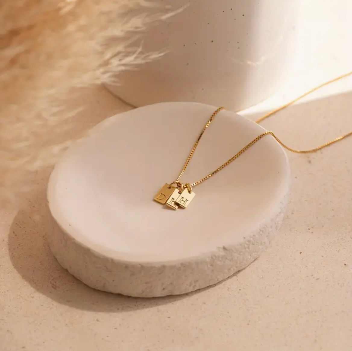 Initial Pendant Necklace