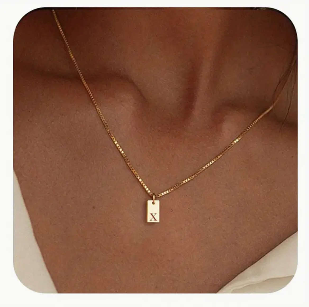 Initial Pendant Necklace