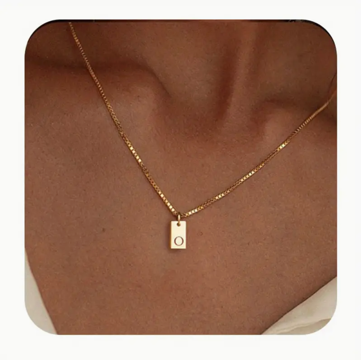 Initial Pendant Necklace