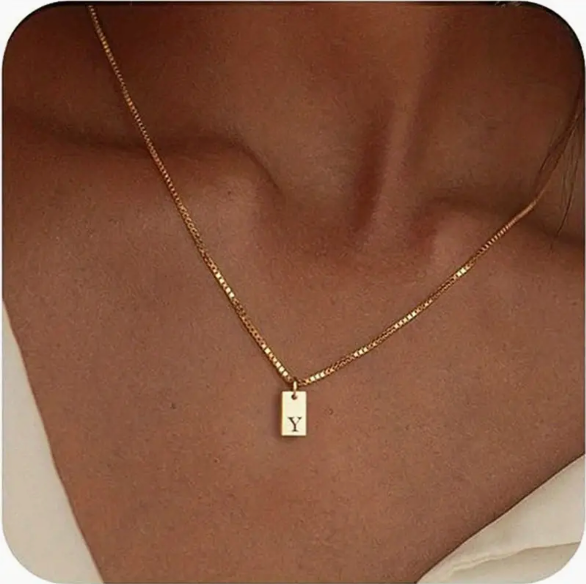 Initial Pendant Necklace