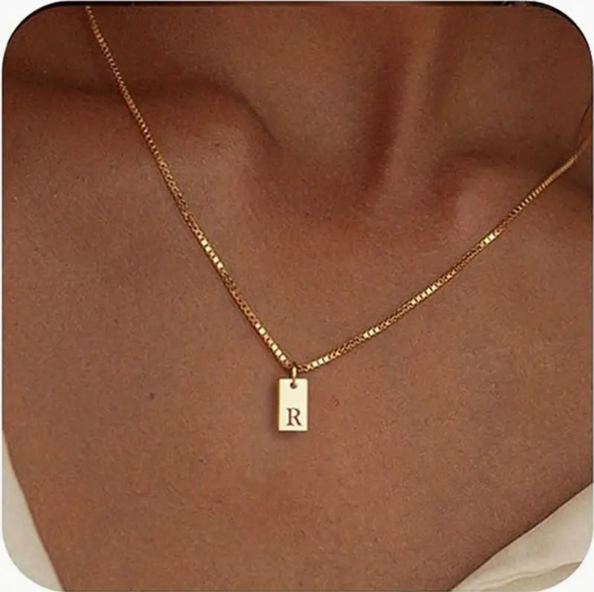 Initial Pendant Necklace