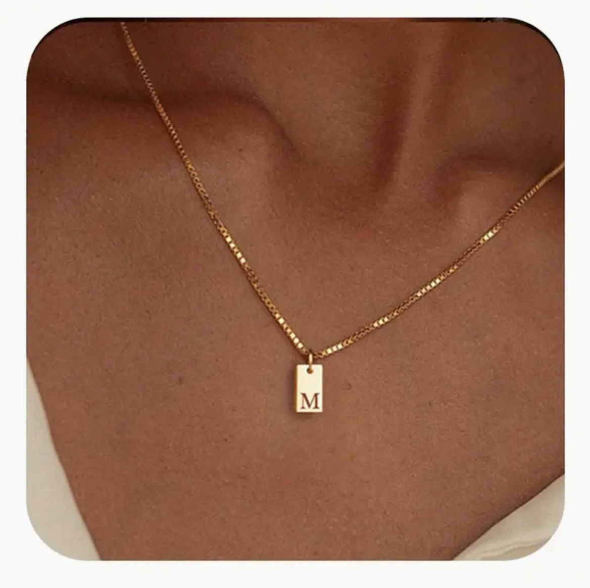 Initial Pendant Necklace