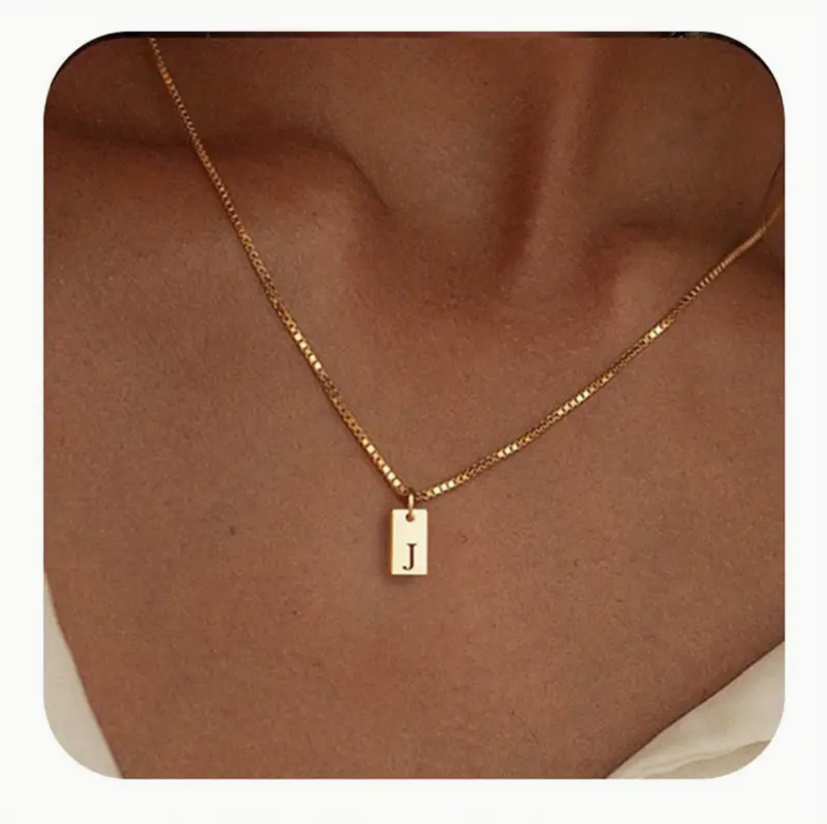 Initial Pendant Necklace