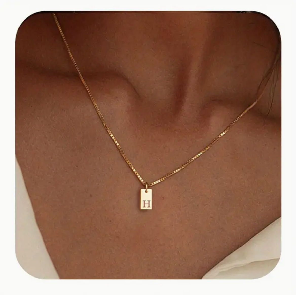 Initial Pendant Necklace
