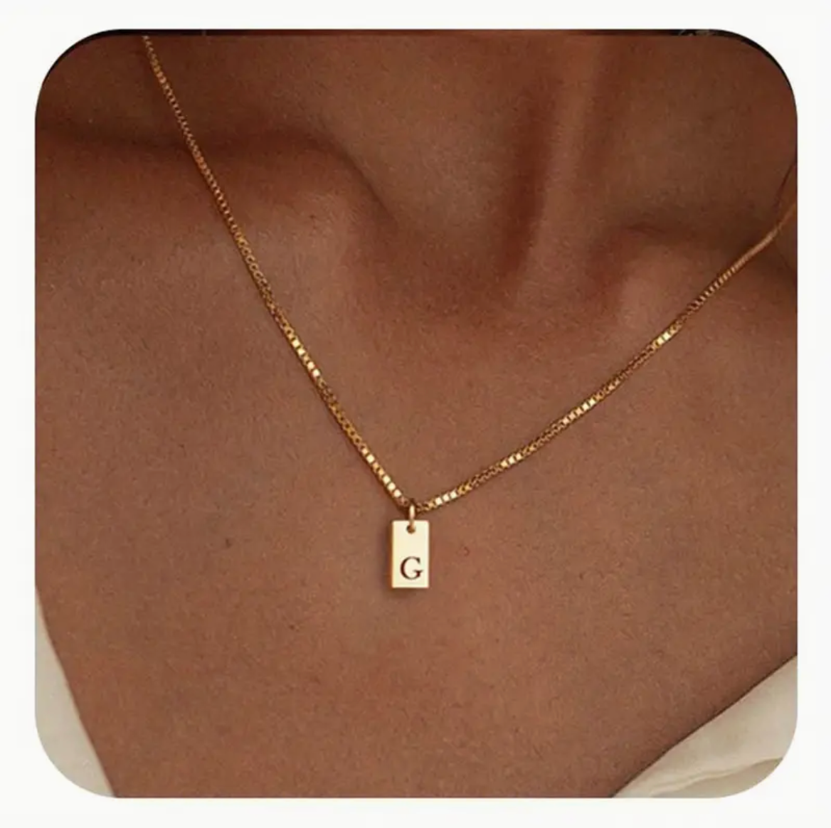 Initial Pendant Necklace