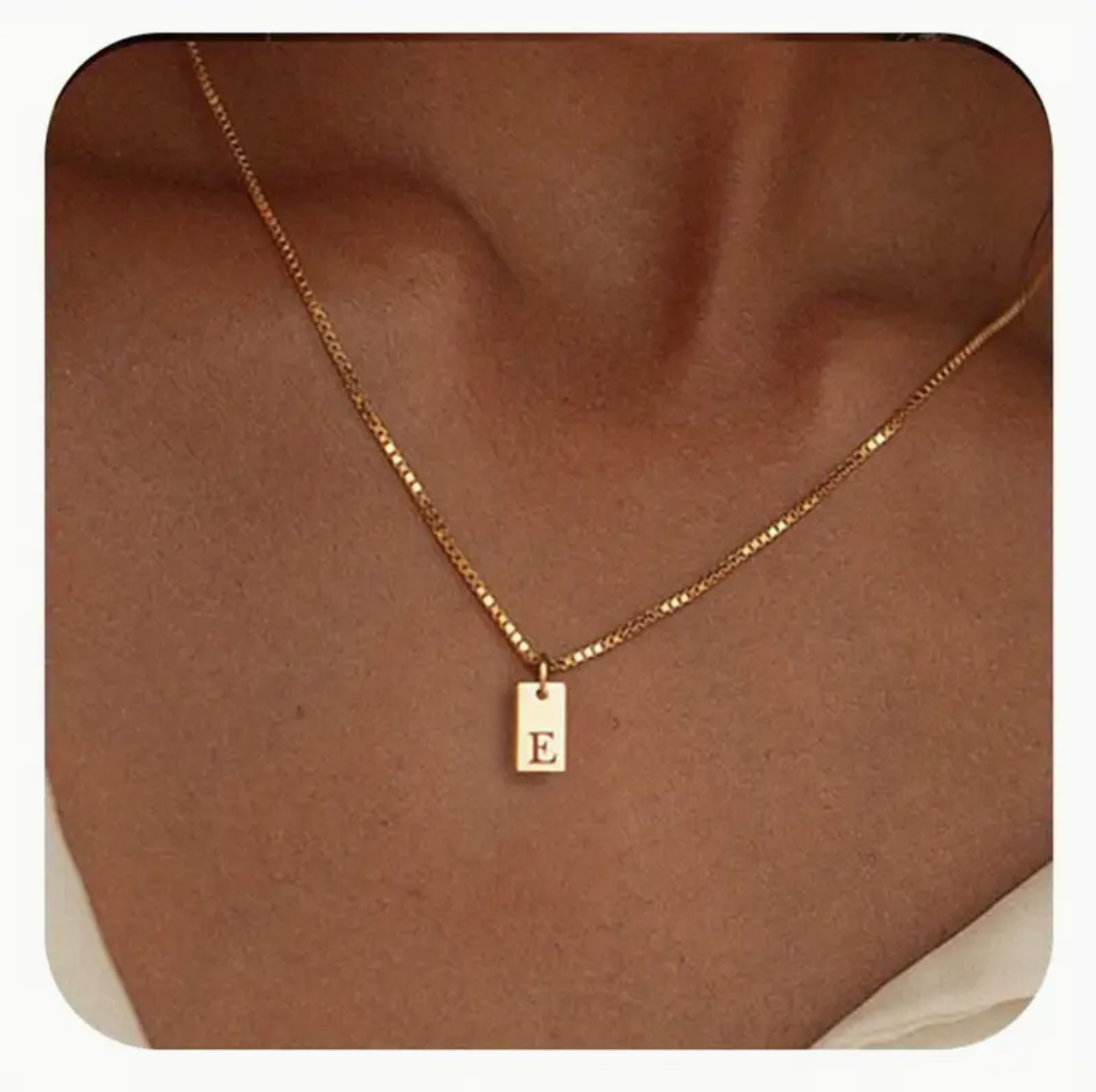 Initial Pendant Necklace
