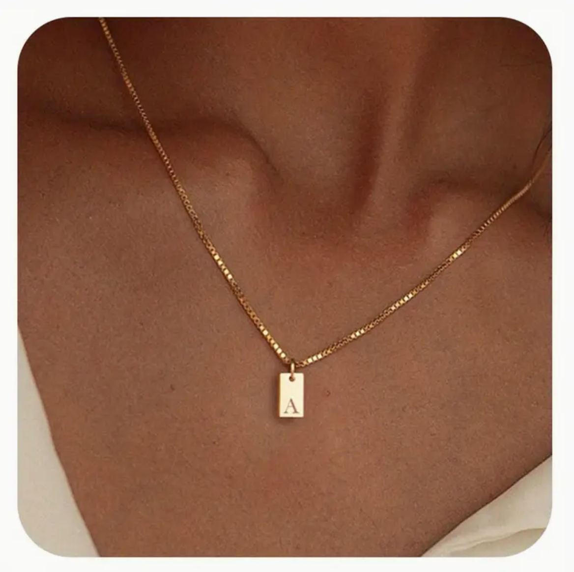 Initial Pendant Necklace