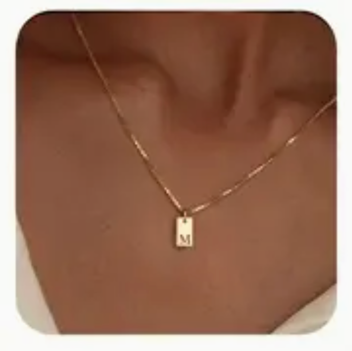 Initial Pendant Necklace