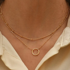 Dual Layer Circle Pendant