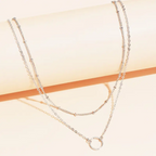 Dual Layer Circle Pendant