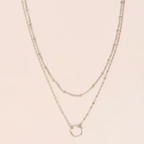 Dual Layer Circle Pendant