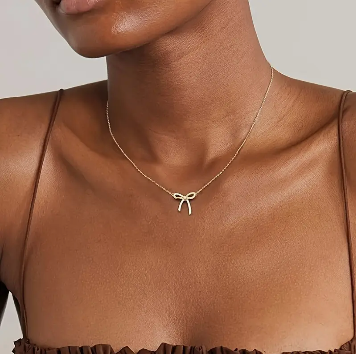 Bow Knot Pendant Necklace