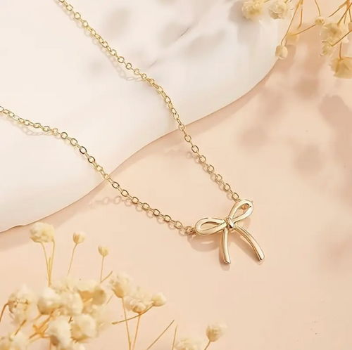 Bow Knot Pendant Necklace