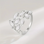 Leaf Enamel Ring