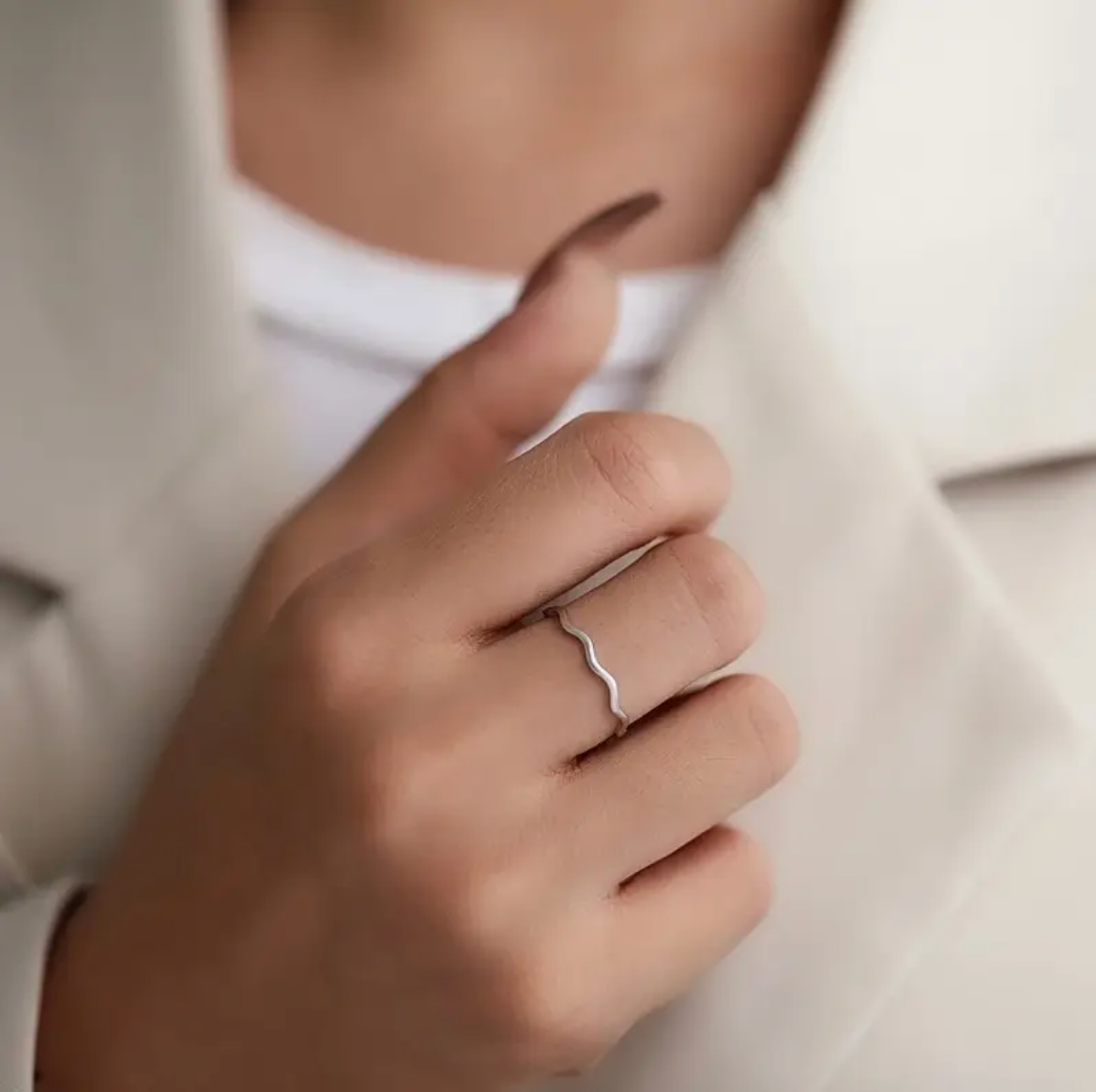 Wavy Band Ring