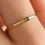 Delicate Emerald Band