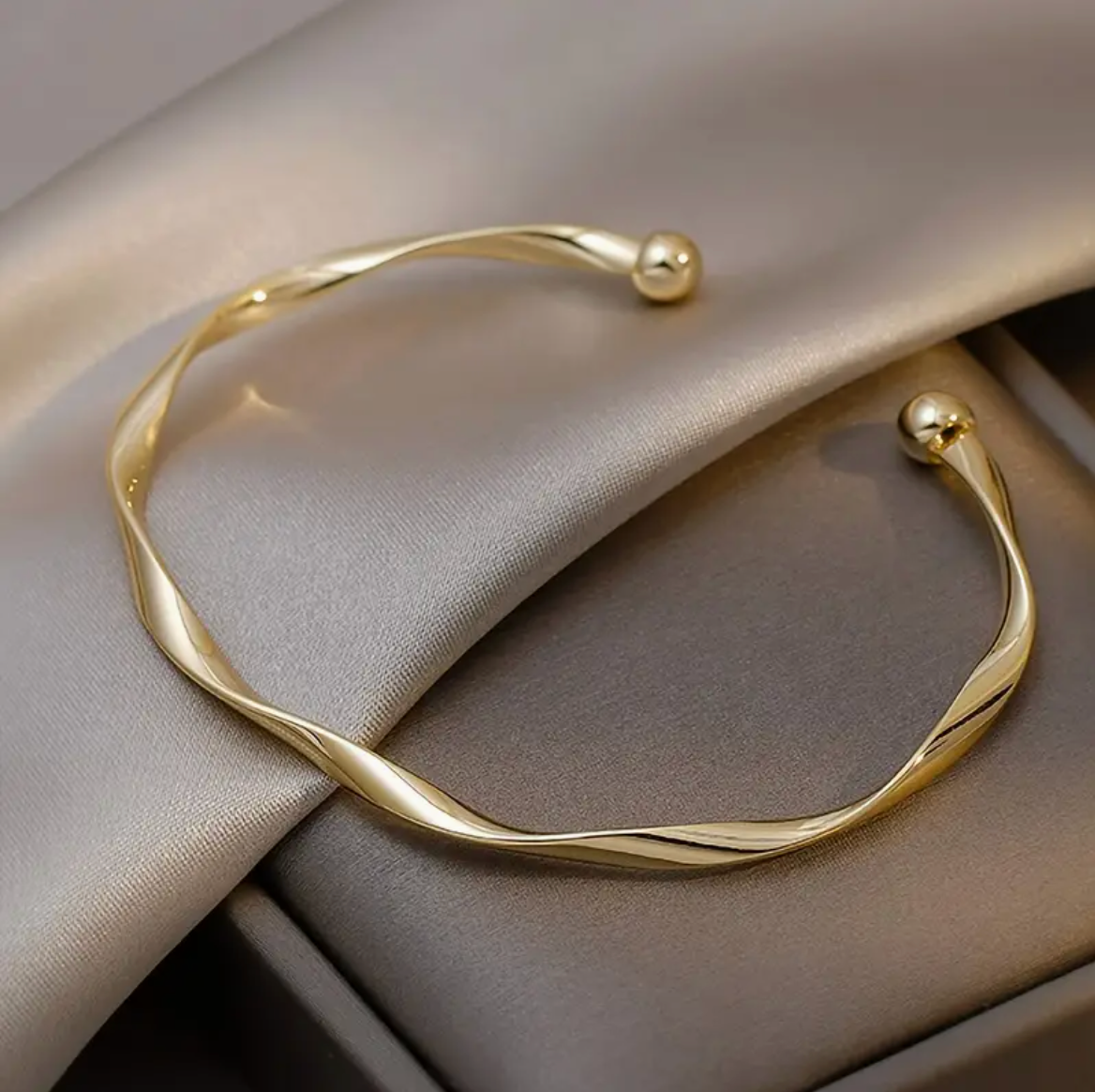 Twist Open Cuff Bracelet