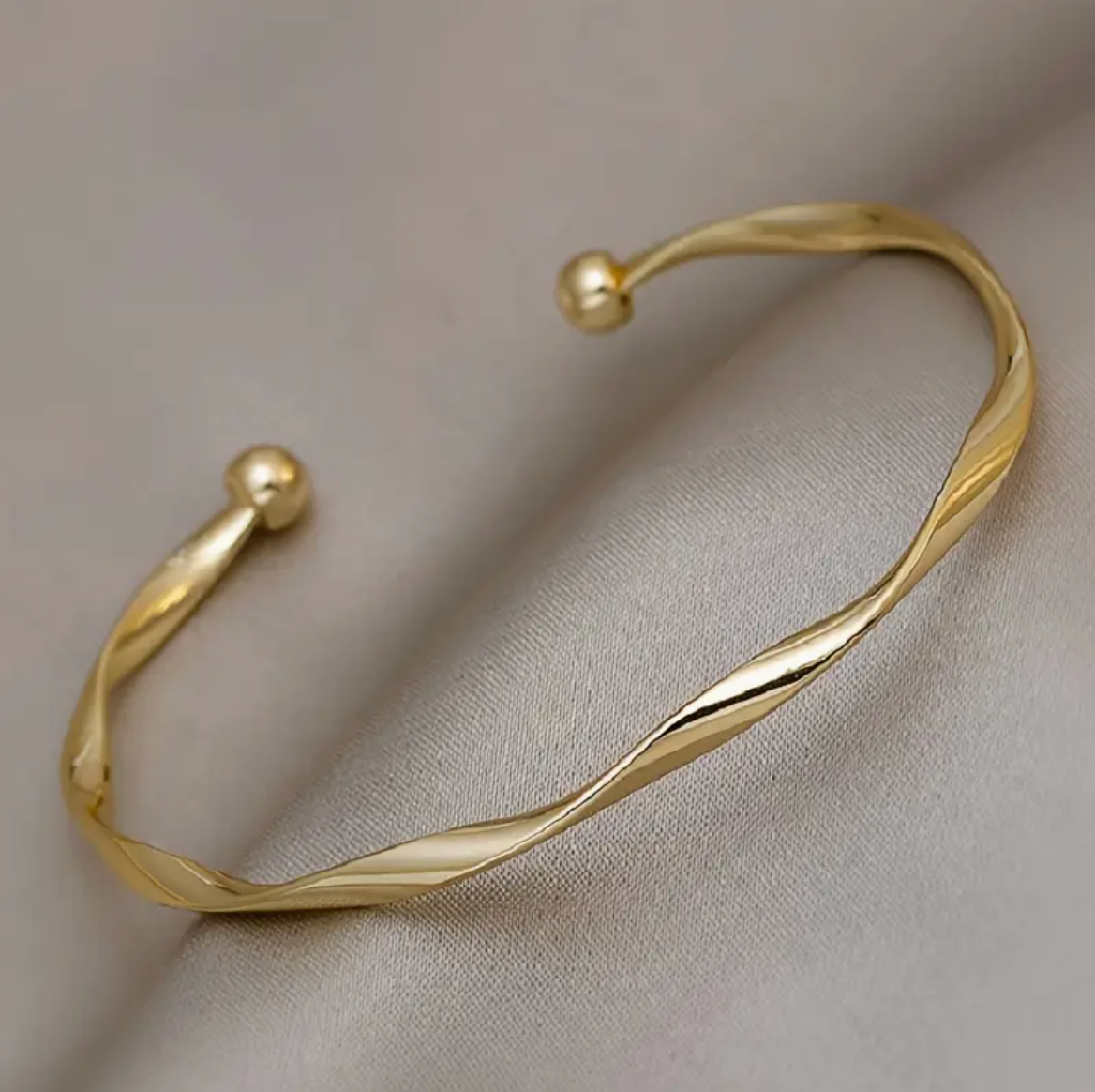 Twist Open Cuff Bracelet